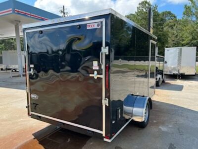 Douglas Trailers 7x12 SA Trailer - Black, Ramp, Side Door - Image 10