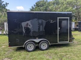 Douglas Trailers  7x14TA2L - Blk, R, RV, +12 Height