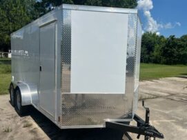 Douglas Trailers  7x14TA2L - White .080 Poly, DD, RV, +3 Height