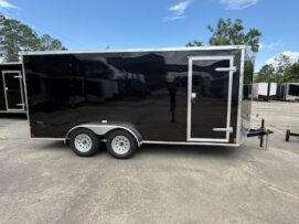Douglas Trailers  7x16TA2L - Blk .080 Poly, R, RV, Standard 2x4