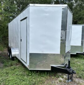Douglas Trailers  7x16TA2L - Wh, R, RV, +12 Height