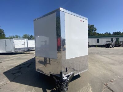 Douglas Trailers 7x16 TA Trailer - White, Ramp, Side Door - Image 11
