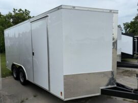 Douglas Trailers  8.5x16TA2L - Wh, DD, RV, Stab Jacks