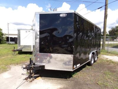 Douglas Trailers 8.5x16 TA Trailer - Black, DD, Side Door - Image 8