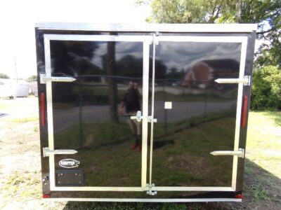 Douglas Trailers 8.5x16 TA Trailer - Black, DD, Side Door - Image 3