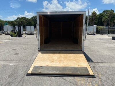 Douglas Trailers 8.5x20 TA Trailer - White, Ramp, Side Door - Image 5