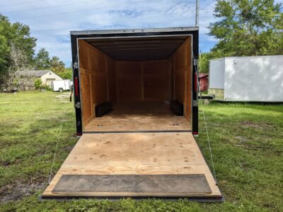 Douglas Trailers 8.5x20 TA Trailer - Black, Ramp, Side Door - Image 5