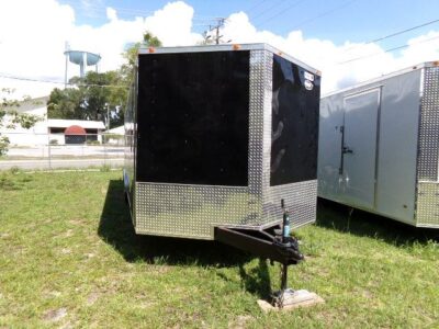 Douglas Trailers 8.5x24 TA Trailer - White, Ramp, Side Door - Image 7