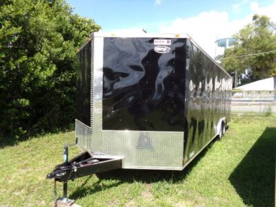 Douglas Trailers 8.5x24 TA Trailer - White, Ramp, Side Door - Image 2