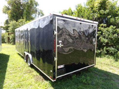 Douglas Trailers 8.5x24 TA Trailer - White, Ramp, Side Door - Image 3