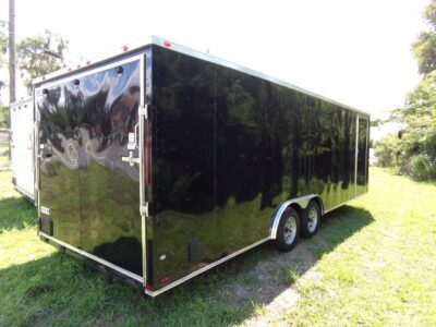 Douglas Trailers 8.5x24 TA Trailer - White, Ramp, Side Door - Image 5