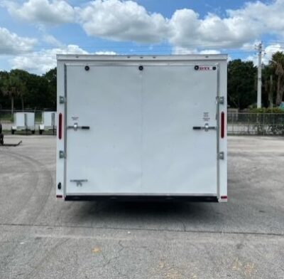 Douglas Trailers 8.5x24 TA Trailer - White, Ramp, Side Door - Image 9