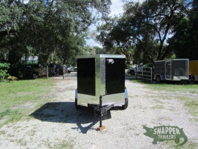 South Georgia Cargo 4x6 SA Trailer - Black, Single Door - Image 14