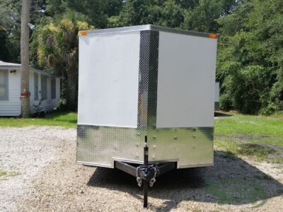 Quality Cargo 7x12 TA Trailer - White, Ramp, Side Door, Extra Height - Image 14