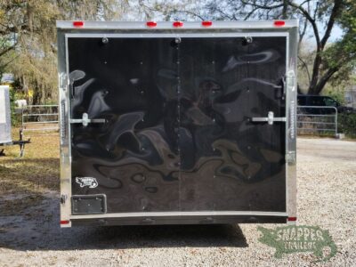 Quality Cargo 8.5x18 TA Trailer - Black, Ramp, Side Door, and D-Rings - Image 6