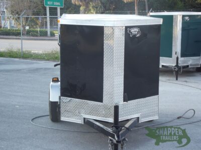 South Georgia Cargo 4x8 SA Trailer - Black, Single Door, Side Door - Image 14