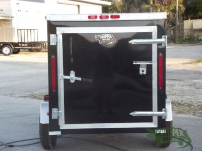 South Georgia Cargo 4x8 SA Trailer - Black, Single Door, Side Door - Image 7
