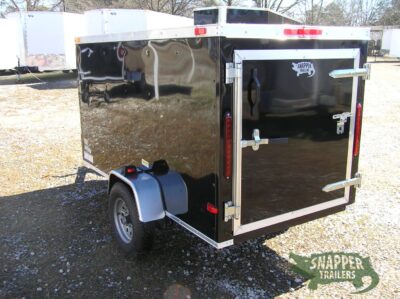 South Georgia Cargo 4x8 SA Trailer - Black, Single Door - Image 3