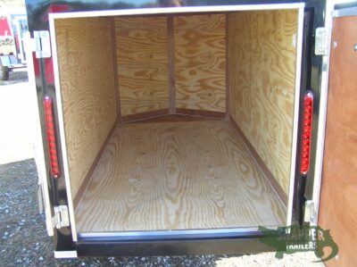South Georgia Cargo 4x8 SA Trailer - Black, Single Door - Image 4