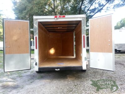 South Georgia Cargo 5x10 SA Trailer - White, Double Doors, Side Door, Side Vents - Image 7