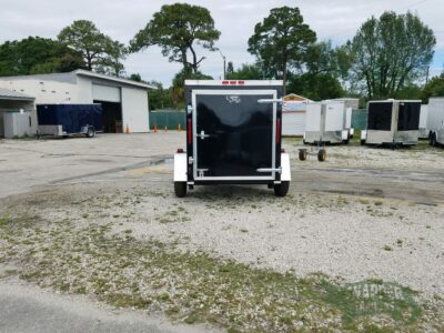 South Georgia Cargo 5x6 SA Trailer - Black, Single Door - Image 7