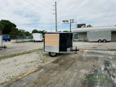 South Georgia Cargo 5x6 SA Trailer - Black, Single Door - Image 10