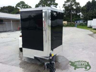South Georgia Cargo 5x8 SA Trailer - Black, Double Doors, Side Door - Image 12