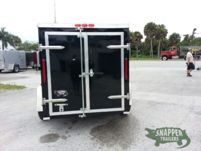 South Georgia Cargo 5x8 SA Trailer - Black, Double Doors, Side Door - Image 6