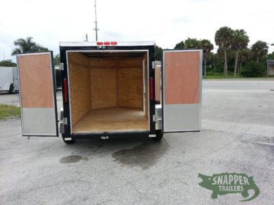 South Georgia Cargo 5x8 SA Trailer - Black, Double Doors, Side Door - Image 5