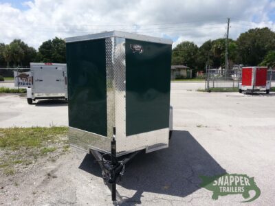 South Georgia Cargo 5x8 SA Trailer - Green, Ramp, Side Door - Image 14