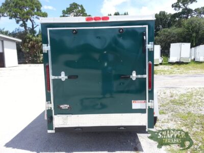 South Georgia Cargo 5x8 SA Trailer - Green, Ramp, Side Door - Image 7