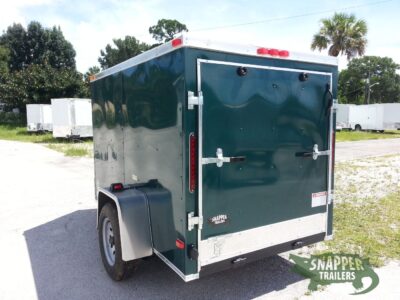 South Georgia Cargo 5x8 SA Trailer - Green, Ramp, Side Door - Image 5