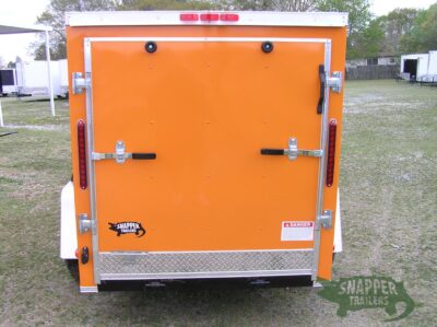 South Georgia Cargo 5x8 SA Trailer - Orange, Ramp, Side Door - Image 7
