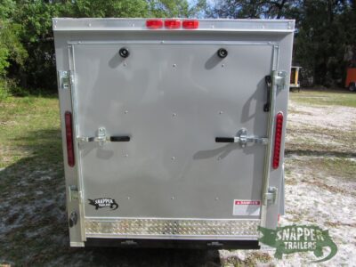 South Georgia Cargo 5x8 SA Trailer - Silver Frost, Ramp, Side Door - Image 8