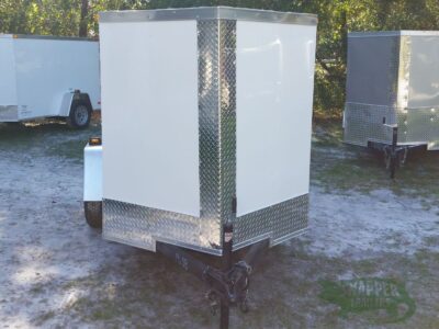South Georgia Cargo 5x8 SA Trailer - White, Single Door - Image 13
