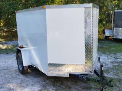 South Georgia Cargo 5x8 SA Trailer - White, Single Door - Image 12