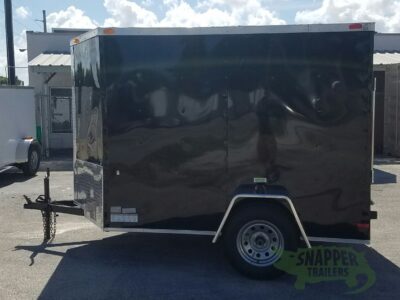 South Georgia Cargo 6x8 SA Trailer - Black, Ramp, Side Door - Image 3