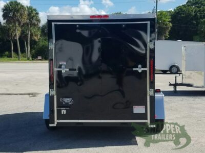 South Georgia Cargo 6x8 SA Trailer - Black, Ramp, Side Door - Image 7