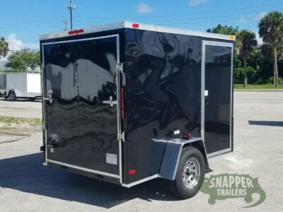 South Georgia Cargo 6x8 SA Trailer - Black, Ramp, Side Door - Image 9
