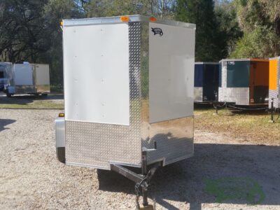 South Georgia Cargo 6x8 SA Trailer - White, Ramp, Side Door - Image 16