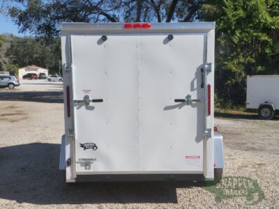 South Georgia Cargo 6x8 SA Trailer - White, Ramp, Side Door - Image 8