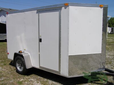 South Georgia Cargo 6x10 SA Trailer - White, Double Doors, Side Door - Image 12