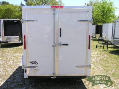 South Georgia Cargo 6x10 SA Trailer - White, Double Doors, Side Door - Image 7