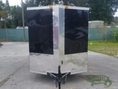 South Georgia Cargo 6x12 SA Trailer - Black, Ramp, Side Door - Image 9