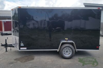 South Georgia Cargo 6x12 SA Trailer - Black, Ramp, Side Door - Image 5