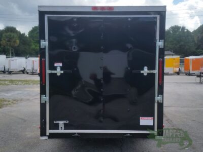 South Georgia Cargo 6x12 SA Trailer - Black, Ramp, Side Door - Image 4