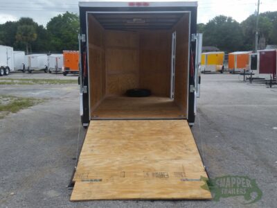 South Georgia Cargo 6x12 SA Trailer - Black, Ramp, Side Door - Image 14