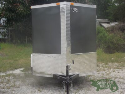 South Georgia Cargo 6x12 SA Trailer - Charcoal Gray, Ramp, Side Door - Image 13