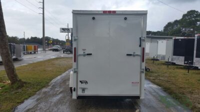 South Georgia Cargo 6x12 SA Trailer - White, Ramp, Side Door, Extra Height - Image 7