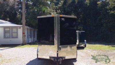 South Georgia Cargo 6x12 TA Trailer - Black, Double Doors, Side Door - Image 13